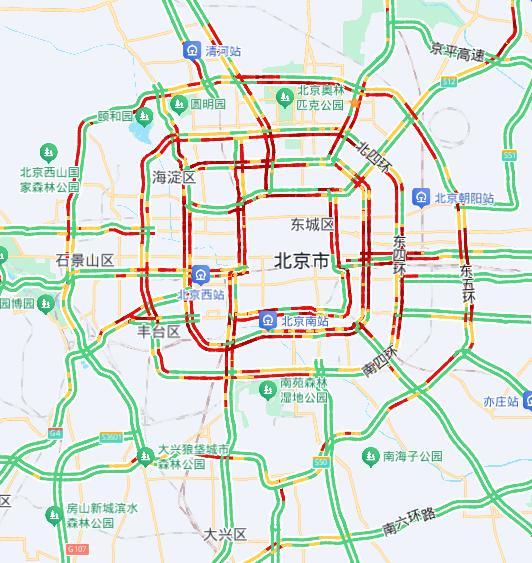 北京周四周五有明显降雨 早晚高峰交通压力大 出行注意安全